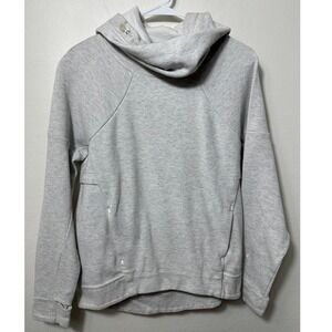 Nike Scuba Neck Women's‎ Gray Fleece Hoodie Cowl Neck Athleisure Size S